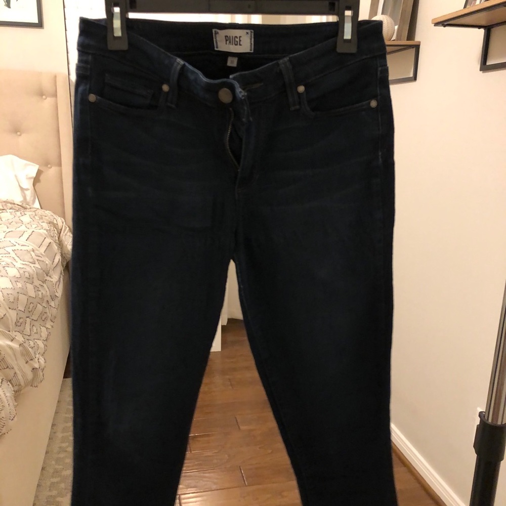 Paige cut off stretch jeans